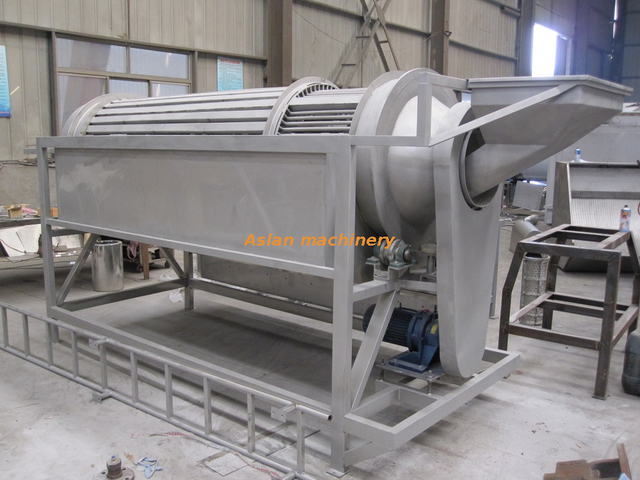 drum brush type dry raisin apricot washing cleaning machine 