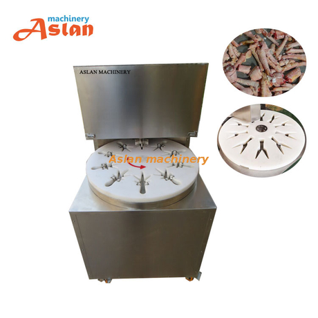 round type chicken paw cutting machine 