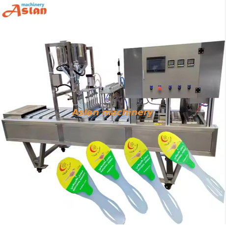 Stainless Steel Honey Spoon Filling Sealing Machine